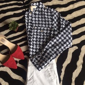 Michael Kors patterned blouse